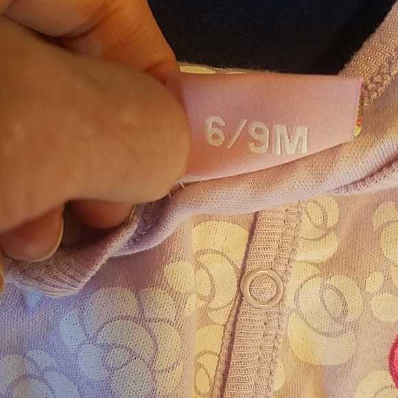 Onesie Sleeper, Sweet & Soft, 6/9 months - Picture 5 of 7